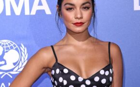 Vanessa Hudgens diện váy trễ nải khoe ngực đầy đặn