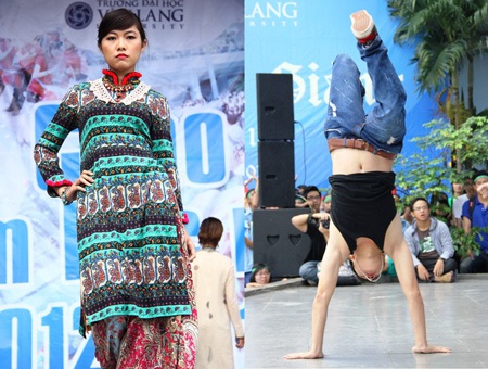 Lễ khai giảng “độc” bằng nhảy hip hop, trình diễn thời trang