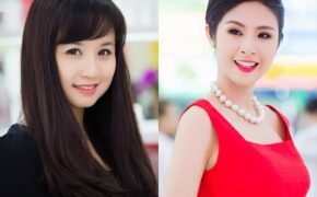 Hoa hậu Ngọc Hân, Vi Cầm rực rỡ bên hoa đào