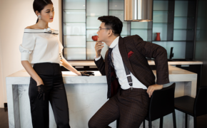 Vũ Mạnh Cường “khốn khổ” với chiều cao “khủng” của Á hậu Thanh Tú