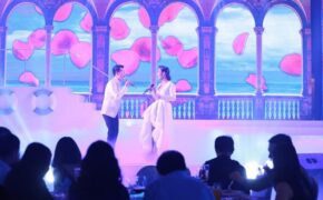 Phương Vy trình diễn trong tiệc tri ân khách hàng của Vinpearl Premium