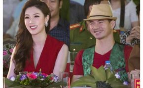 Hoa hậu Phí Thuỳ Linh, Xuân Bắc ướt nhẹp vì làm giám khảo giữa trời mưa