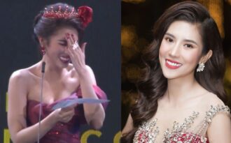 Hoa hậu Dương Yến Nhung “ngượng đỏ mặt” vì đọc nhầm tên người đoạt giải thành từ nhạy cảm