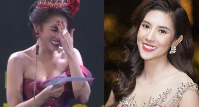 Hoa hậu Dương Yến Nhung “ngượng đỏ mặt” vì đọc nhầm tên người đoạt giải thành từ nhạy cảm