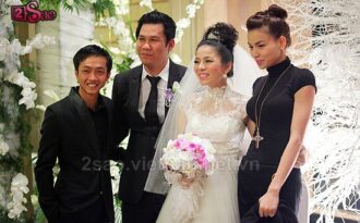 Hà Hồ – Quốc Cường dự đám cưới Lệ Quyên