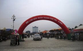 Chợ hoa xuân tràn ngập trò đỏ đen