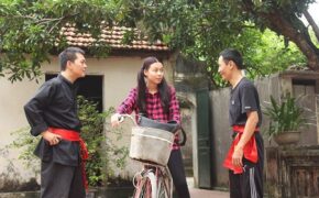 Hoa khôi Quảng Ninh Trương Tùng Lan đóng phim hài võ thuật