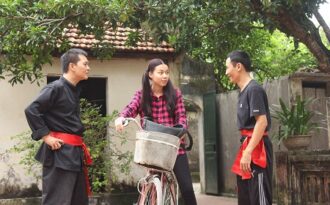 Hoa khôi Quảng Ninh Trương Tùng Lan đóng phim hài võ thuật