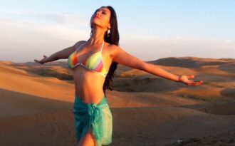 Ngắm Hoàng My sexy trên… sa mạc