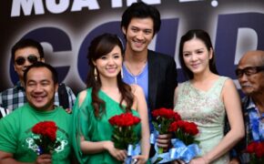 Lý Nhã Kỳ giản dị trong buổi họp báo phim mới