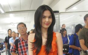 Người đẹp Ngọc Trinh đã tới Mỹ