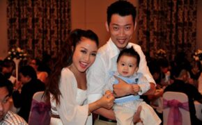 “Ốc” Thanh Vân bế con dự cưới hotgirl Quỳnh Chi