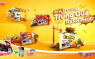 Ăn mì Acecook trúng quà hạnh phúc