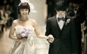 Sốt xình xịch váy cưới cho bà bầu