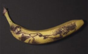 Thú vị những bức tranh trên… chuối