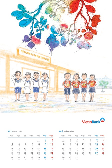 Độc đáo bộ lịch Tết 2016 “Bàng vuông - Gần lắm Trường Sa ơi!” - 1 Độc đáo bộ lịch Tết 2016 “Bàng vuông - Gần lắm Trường Sa ơi!” - 1