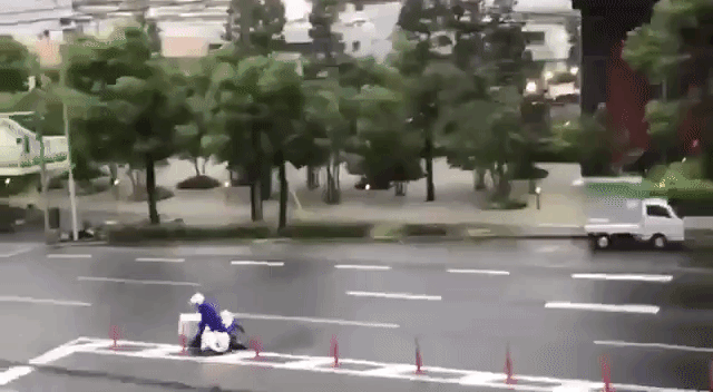 Clip shipper Nhật Bản vượt siêu bão để giao hàng gây sốt cộng đồng mạng