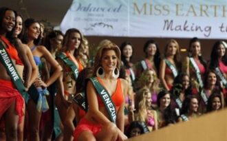 Người đẹp dự thi Hoa hậu trái đất đông đủ tại Manila