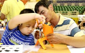 Trò chơi thủ công, vận động hút trẻ em Sài Gòn