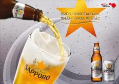 Sapporo Premium Beer với phong cách thưởng bia mới đang từng bước chinh phục khẩu vị Việt