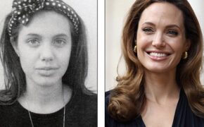 Bất ngờ với hình ảnh trẻ thơ của Angelina Jolie