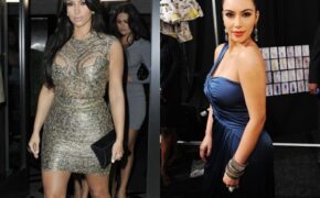 Cô Kim “siêu vòng ba” khoe dáng tại tuần lễ thời trang New York