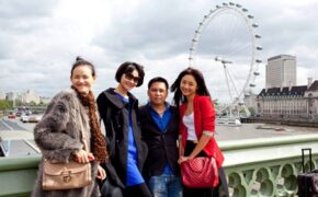 Tuyết Lan, Trà My du ngoạn London