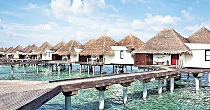 Lâm Hy Lôi làm đám cưới với đại gia tại Maldives - 4