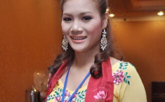 Á hậu Quý bà Đàm Thị Lý rạng rỡ tại cuộc thi HH các dân tộc Việt Nam