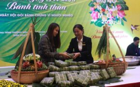 Tập đoàn Mường Thanh gói hơn 2.000 bánh chưng tặng Tết người nghèo