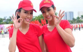 Hoa hậu Ngọc Hân nhảy flashmob, rủ bạn cùng hiến máu