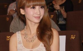 Nữ diễn viên Trung Quốc bối rối vì diện áo xuyên thấu