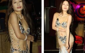 Một người mẫu Trung Quốc bị “ném đá” vì mặc hở hang