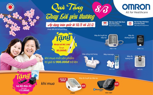 Chương trình khuyến mãi đặc biệt cuối năm Omron chi tiết xem Tại đây