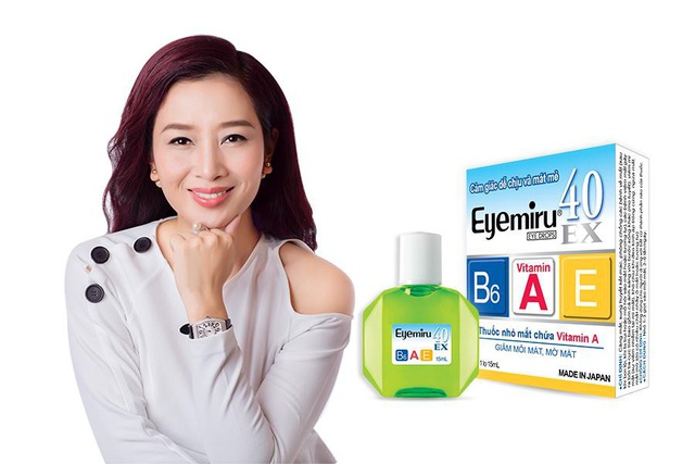  Thuốc nhỏ mắt có chứa vitamin A Eyemiru 40EX giúp đôi mắt sáng khỏe 