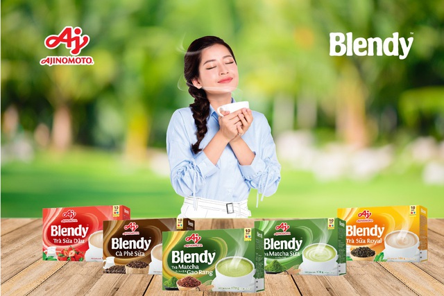 Dòng sản phẩm hòa tan dạng bột Blendy™ nổi tiếng tại Nhật Bản đã đến Việt Nam với 4 hương vị trà và hương vị cà phê sữa