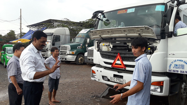 Chuyên gia FUSO huấn luyện lái xe đầu kéo Tractor