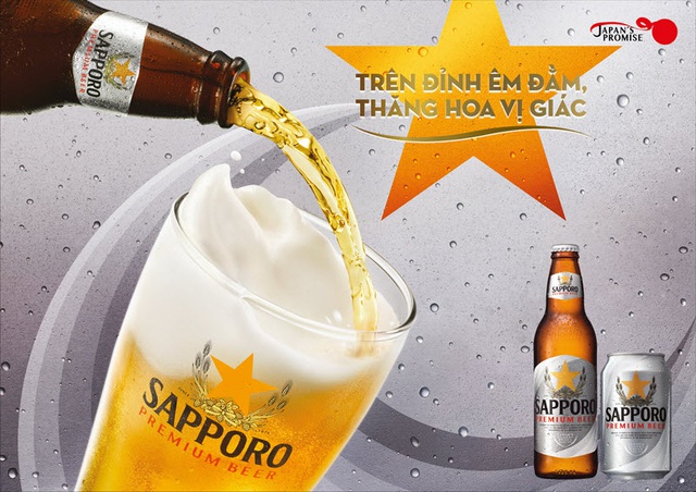  Vị êm đằm của Sapporo Premium Beer chinh phục khẩu vị của khách Việt 