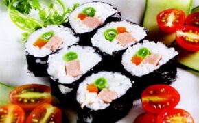 Sushi chay cho mùa hè