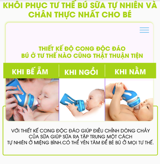 Không chỉ chống sặc, bình sữa này còn là “bảo bối” mang lại cho bé cảm giác thân thuộc như bầu sữa mẹ. - 3