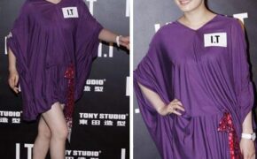 “Bà bầu” Tôn Lệ khoe chân