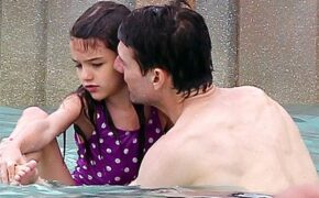 Tom Cruise vui chơi cùng con gái tại công viên Disney