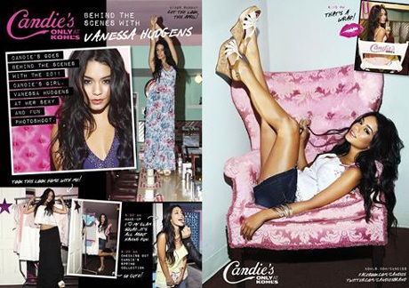 Vanessa Hudgens khoe dáng đẹp trong quảng cáo Candie's - 1