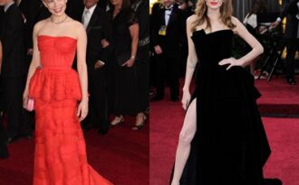 Những chiếc váy đẹp nhất trên thảm đỏ Oscar 2012