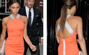 “Bà Beck” khoe dáng siêu đẹp trong thiết kế của chính mình