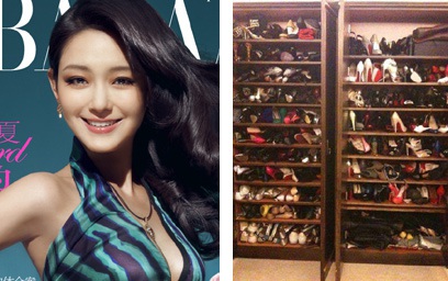 Choáng với bộ sưu tập 400 đôi giày của Từ Hy Viên