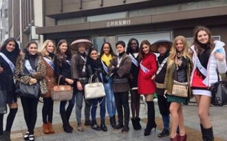 Thời trang Miana cùng Hương Trâm dự thi Hoa hậu Quốc Tế