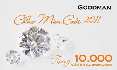 Chào mùa cưới 2011 - Trang sức GOODMAN tặng 10.000 viên đá CZ Swarovski - 1