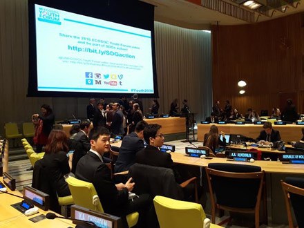 Việt Nam lần đầu tham dự Diễn đàn thanh niên ECOSOC