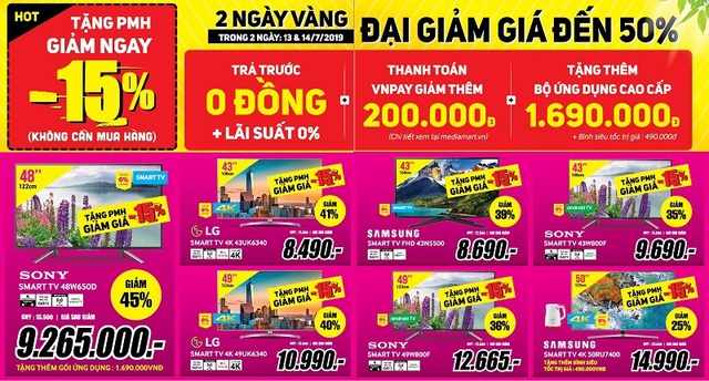 2 Ngày vàng đại giảm giá – TV LED 32’’ giá chỉ 1,99 triệu - 3